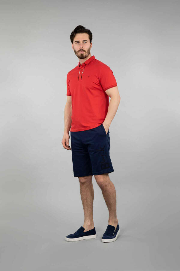 Aqua Regular Embroidered Polo - 2