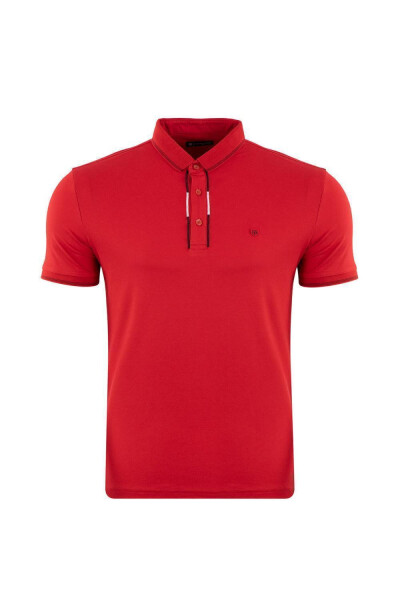 Aqua Regular Embroidered Polo - 4