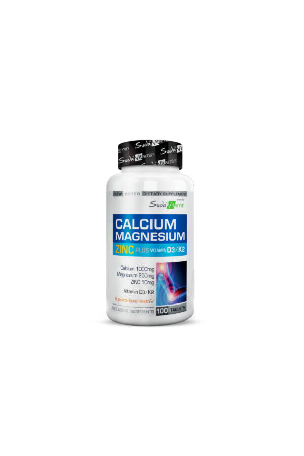 Aqua Vitamin Calcium Magnesium Zinc Plus 100 Tablets BİG352044 - 4