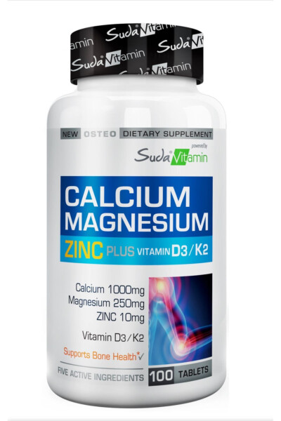 Aqua Vitamin Calcium Magnesium Zinc Plus 100 Tablets BİG352044 - 1