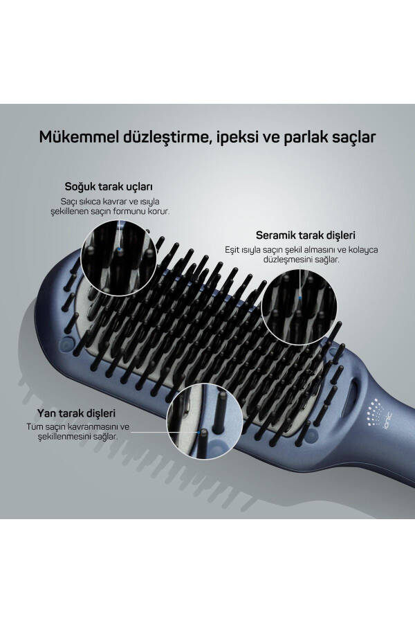 Ar5082-o Superstar Pro Hair Straightening Brush - Ocean - 7