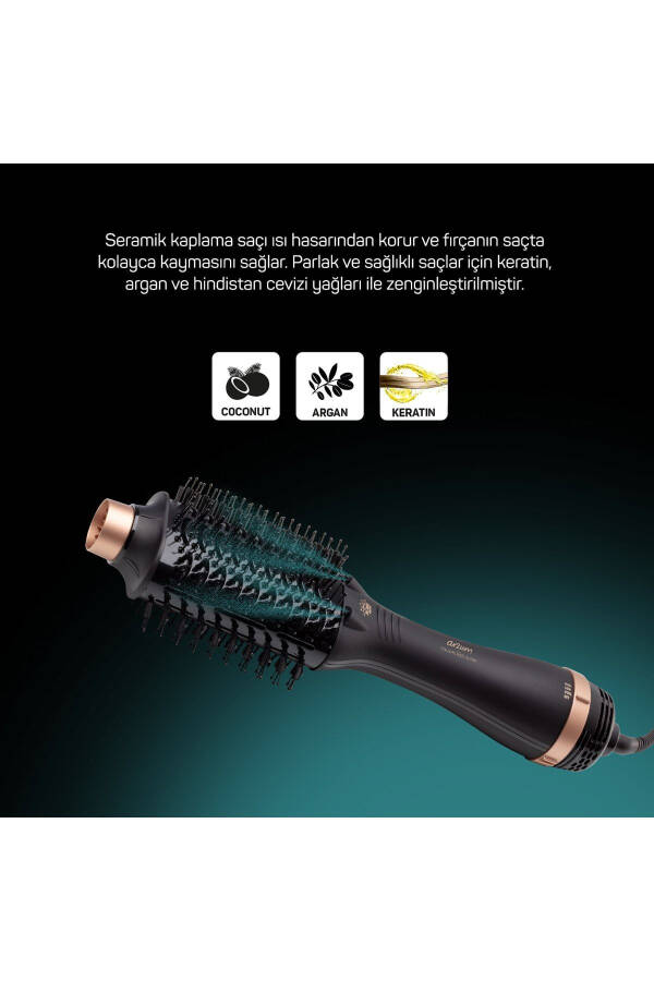 Ar5083 Volume Pro Ultra Air Blow Dryer Hair Styling Brush - Black - 4