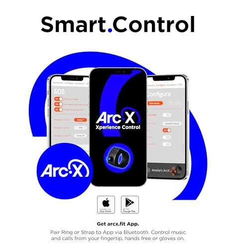 ArcX Bluetooth Smart Ring Remote Control - Waterproof, Super Light, Multi-Function Wearable Technology for The Ultimate Hands Free Control of Any Device - 6