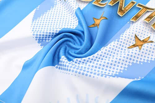 Argentina World Champions Edition Sports Soccer Football Boys Kids Youth Jersey Shirt Kit Set - 7