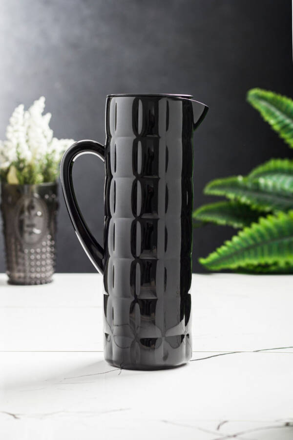 Arkilik Allegra 1.5 L Black Jug (Fits Fridge Door Shelf) - 1