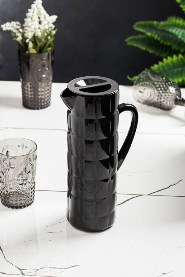 Arkilik Allegra 1.5 L Black Jug (Fits Fridge Door Shelf) - 3