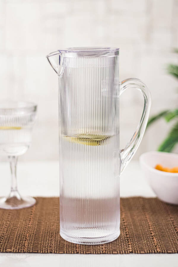 Arkilik Baroque 1.5 L Clear Pitcher (Fits Refrigerator Door Shelf) - 1