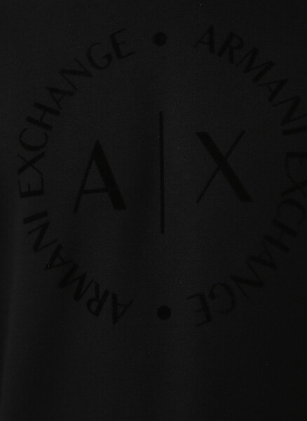 Armani Exchange Crew Neck Black Men's Sweatshirt 8NZM87 1200-BLACK - 5