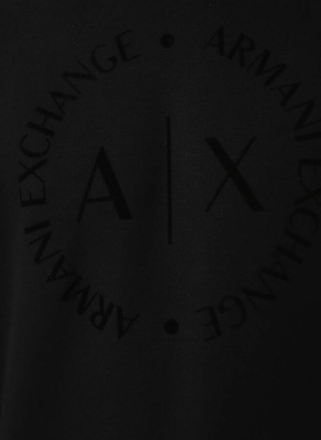 Armani Exchange Crew Neck Black Men's Sweatshirt 8NZM87 1200-BLACK - 5