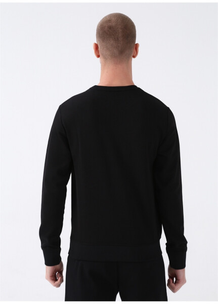 Armani Exchange Crew Neck Black Men's Sweatshirt 8NZM87 1200-BLACK - 9