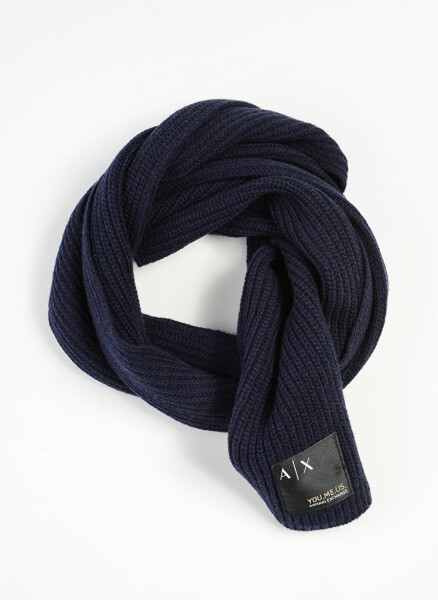 Armani Exchange Navy Blue Men's Scarf 954603 00035-BLU NAVY - 1