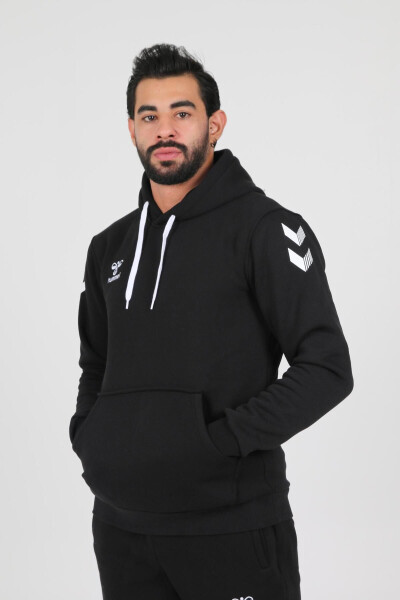 Armin Cotton Hoodie Black - 7