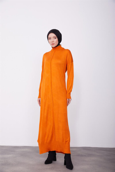 Armine Dress 23Kd4248 Burnt Orange - 1