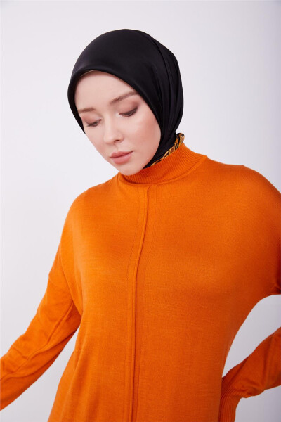 Armine Elbise 23Kd4248 Yanık Oranj - 2