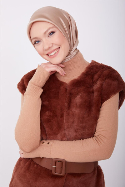 Armine Fur Vest 23K4601 Bitter Coffee - 3