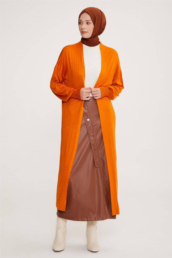 Armine Hırka 22Kd4245 Yanık Oranj - 1