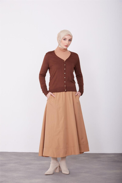 Armine Hırka 23Kd2802 Kahverengi - 2