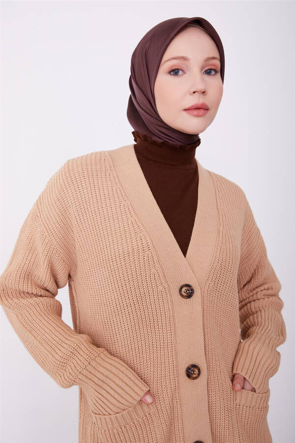 Armine Hırka 23Kd8315 Camel - 1