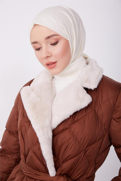 Armine Kapitone Mont 23Kd6405 Kahverengi - 3