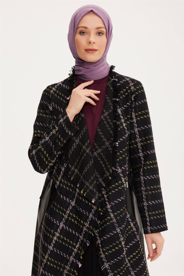 Armine Kat-kat to'qilgan Plaid ko'ylagi 22K5921 Ko'k - 4