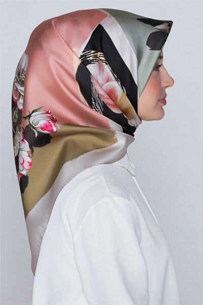 Armine Nostalgia Twill Silk Scarf 18Ya0642 12 - 2