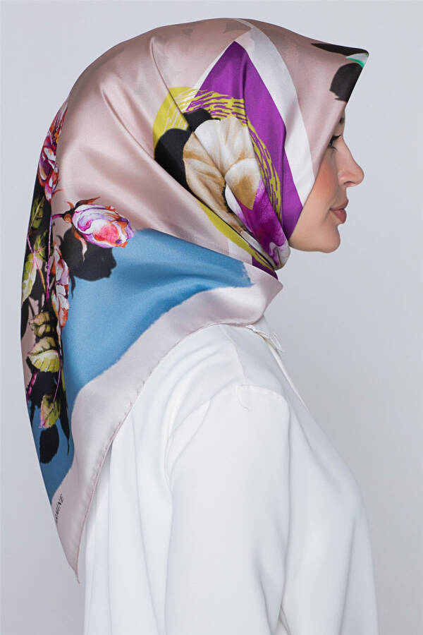 Armine Nostalgia Twill Silk Scarf 18Ya0642 34 - 3