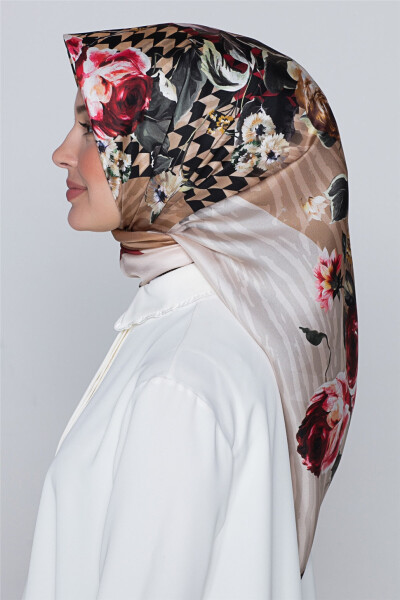 Armine Nostalgia Twill Silk Scarf 18Ya2816 10 - 3