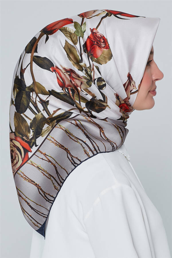 Armine Nostalgia Twill Silk Scarf 18Ya7240 33 - 2