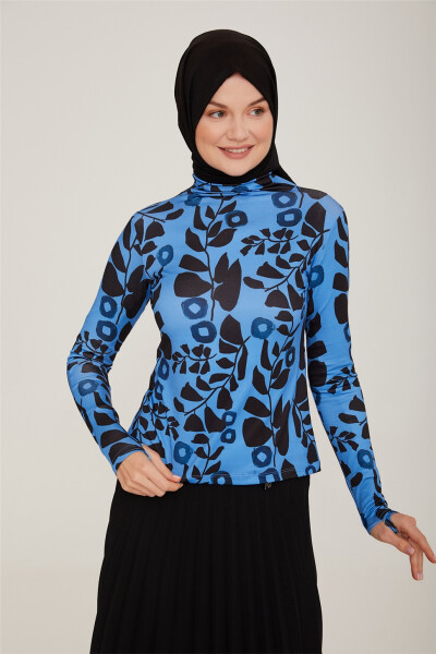 Armine Patterned Inner Body 22K3206 Cobalt - 4