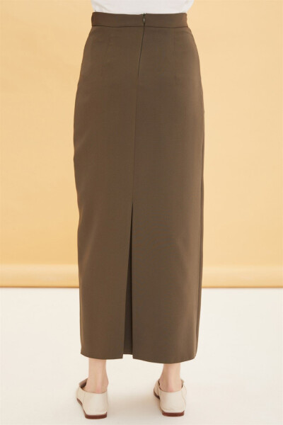 Armine Pencil Skirt 22Yd1034 Khaki - 4