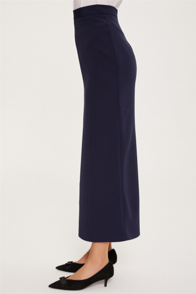 Armine Pencil Skirt 22Yd1034 Navy - 9