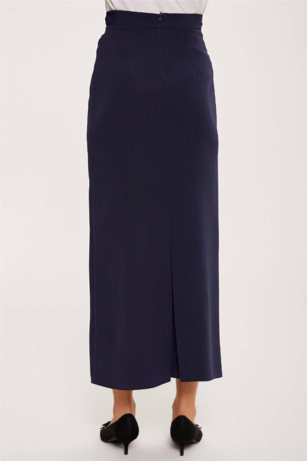 Armine Pencil Skirt 22Yd1034 Navy - 10