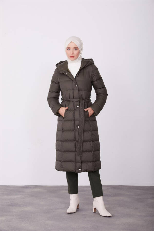 Armine Quilted Jacket 23Kd6401 Khaki - 2