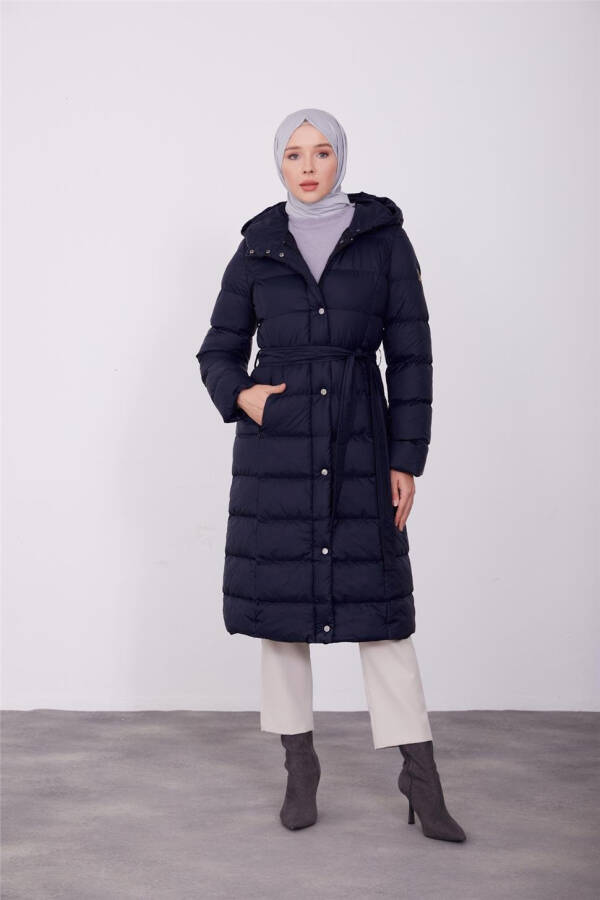 Armine Quilted Jacket 23Kd6401 Navy - 2