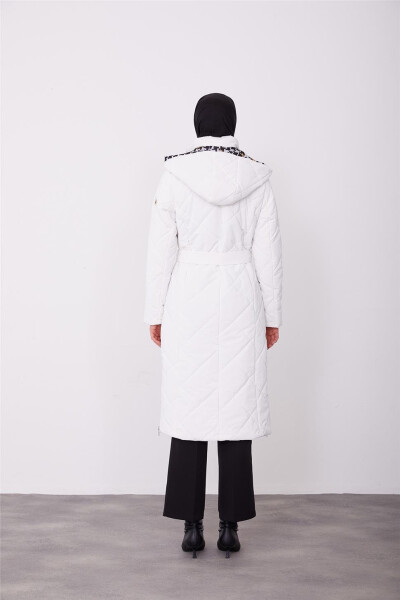 Armine Quilted Jacket 23Kd6403 White - 5