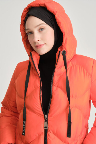 Armine Quilted Jacket 23Kd8303, Orange - 1