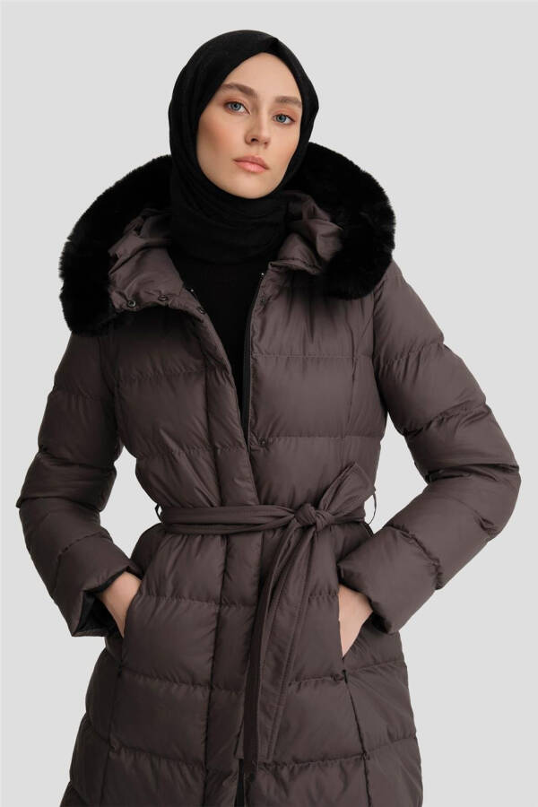 Armine Quilted Jacket 24Kd6412 Anthracite - 6