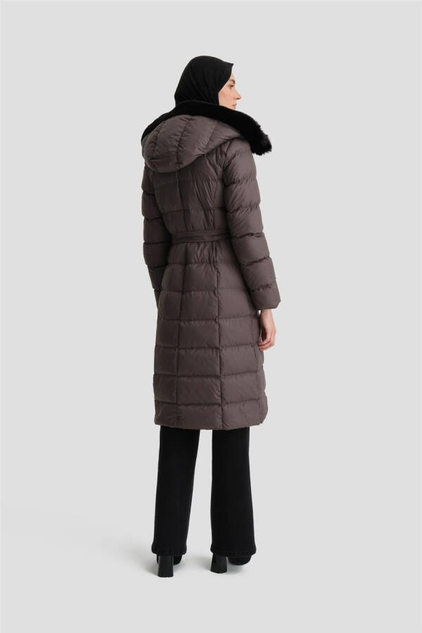 Armine Quilted Jacket 24Kd6412 Anthracite - 7