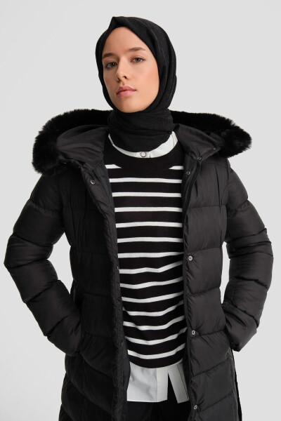 Armine Quilted Jacket 24Kd6412 Black - 4