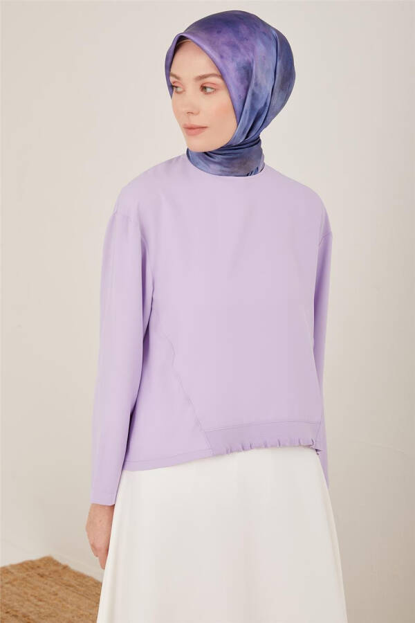 Armine Ribbed Detail Blouse 23Y3306 Lavender - 5