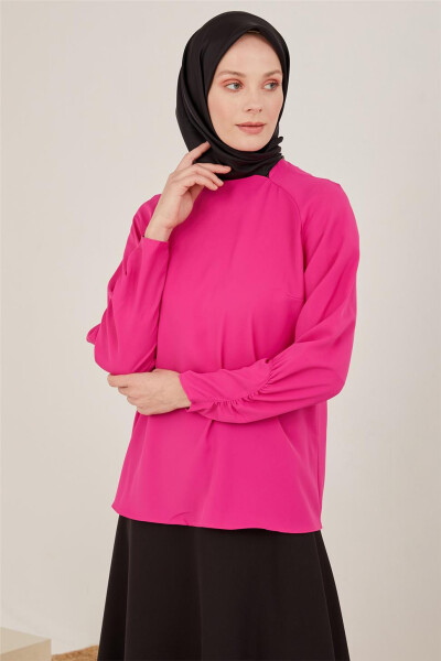 Armine Sleeve Ruffle Detail Blouse 23Y3230 Orchid - 4