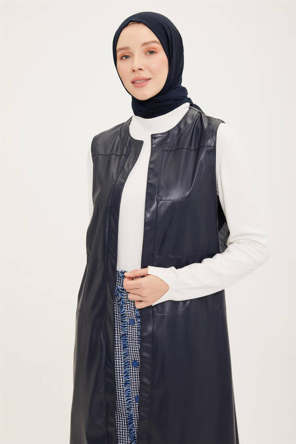 Armine Vest 22Kd3303 Navy Blue - 5