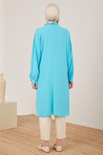 Armine Wrap Front and Robe Tunic 23Y4451 Aqua - 3