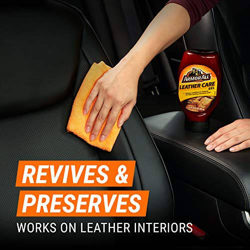 Armor All Car Leather Conditioner Gel, Interior Cleaner for Cars, Trucks and Motorcycles, 18 Fl Oz - 3