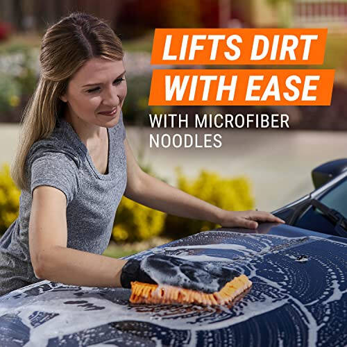 Armor All Microfiber Car Wash Mitt, Car Wash Glove for Clean Cars, Trucks, Motorcycles, 2 Each - 5