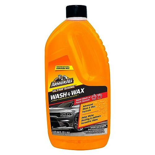 Armor All Ultra Shine Car Wash and Car Wax by Armor All, Cleaning Fluid for Cars, Trucks, Motorcycles, 64 Fl Oz Each - 7