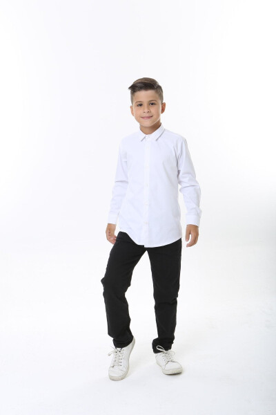 Armür Pattern White Children's Shirt - 4