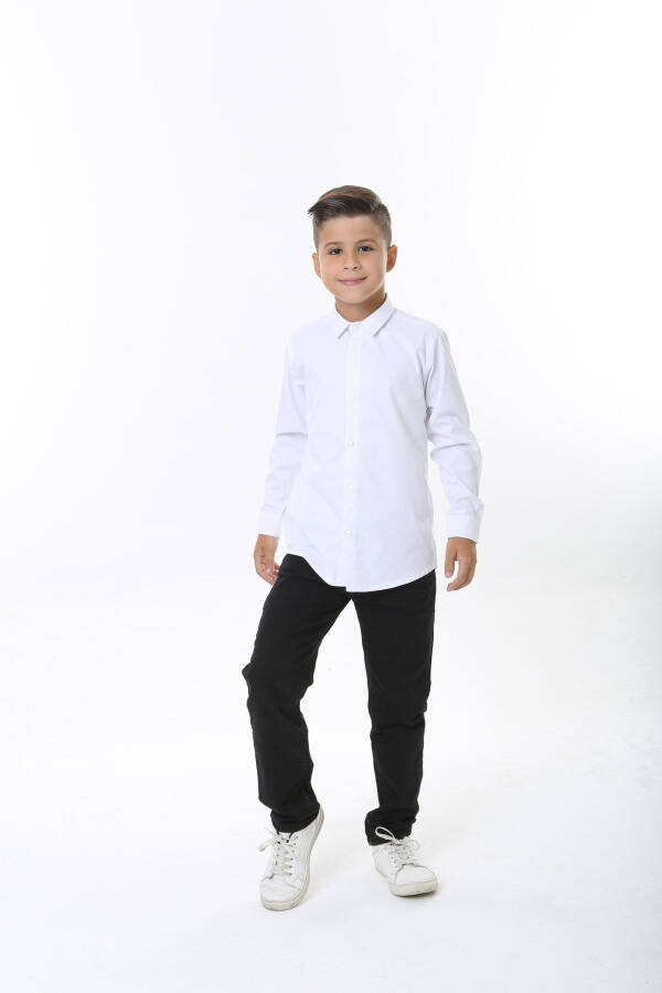 Armür Pattern White Children's Shirt - 4