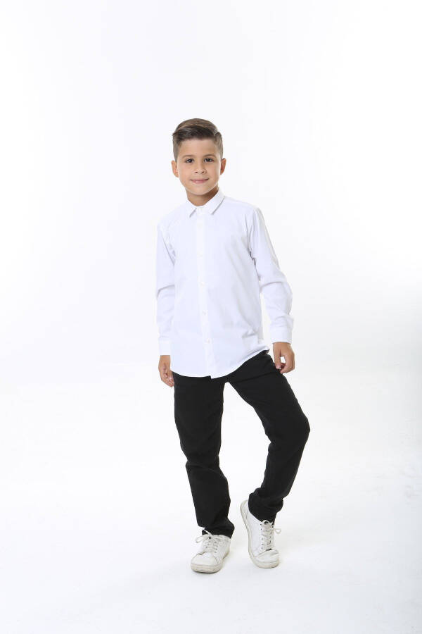 Armür Pattern White Children's Shirt - 5