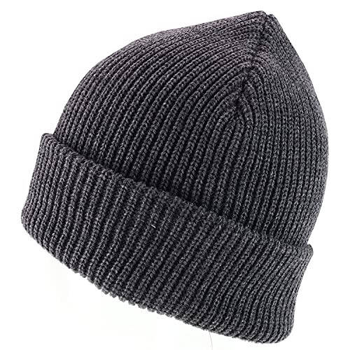 Armycrew 100% Acrylic Oversized XXL Thick GI Watch Cap Ribbed Knit Beanie Hat - 1